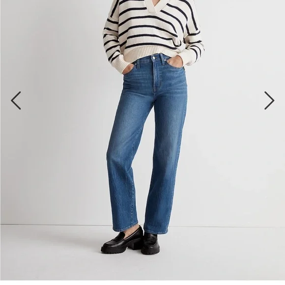 Madewell Dedham Stripe Polo Sweater in Medium - Picture 5 of 11